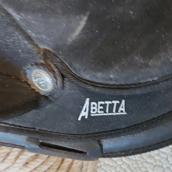 Vintage Y2K Abetta Western Faux Suede Leather Lightweight Saddle Size 15 Rodeo - Picture 3 of 10